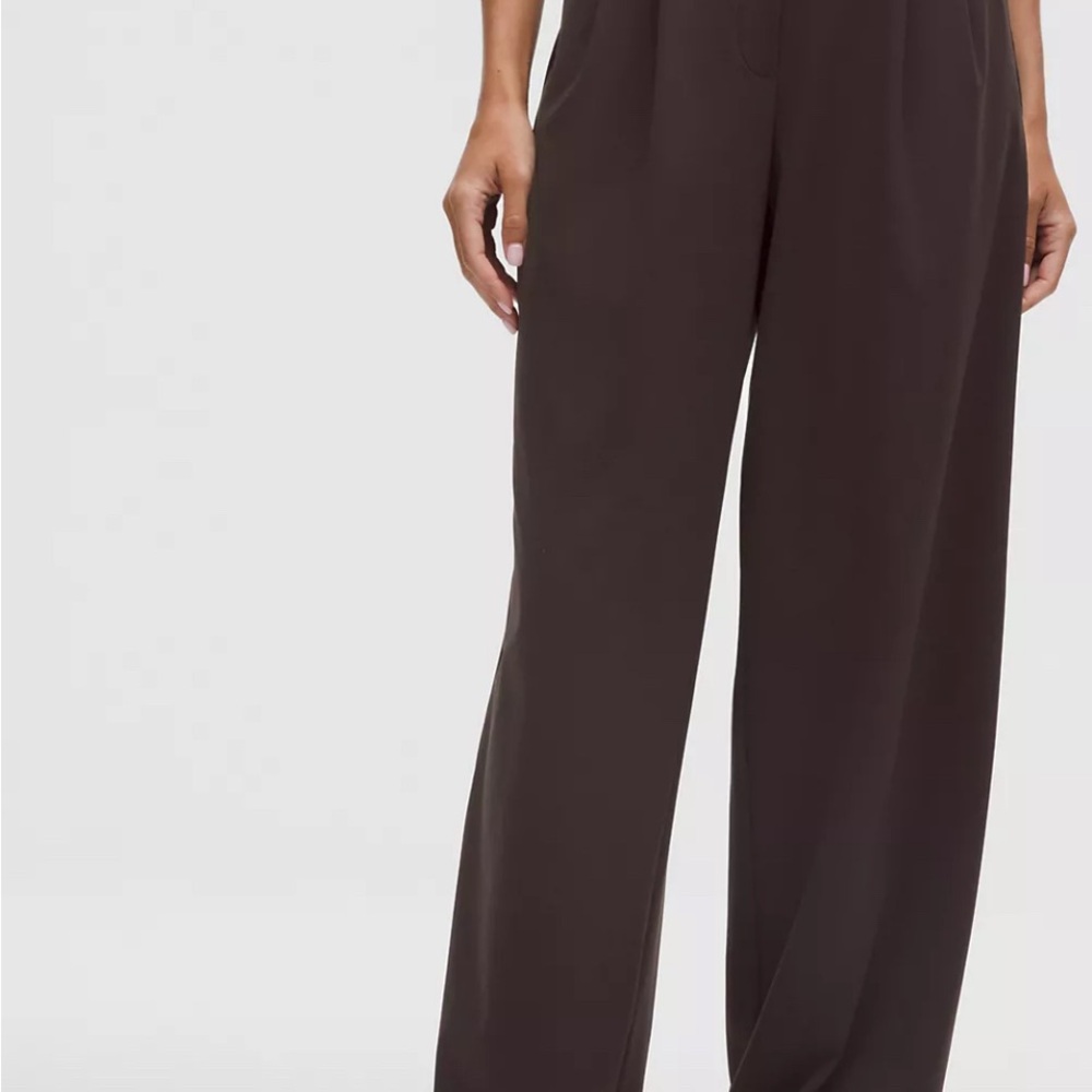NWOT Lululemon Daydrift Dark Brown Wide Leg Trouser